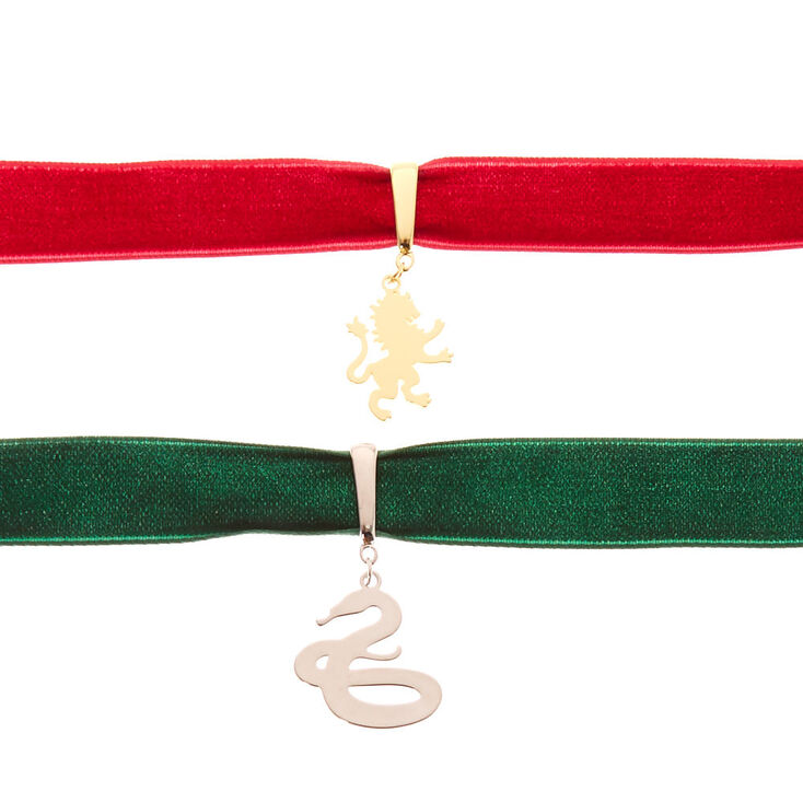 Harry Potter&trade; Gryffindor and Slytherin Velvet Choker - 2 Pack,