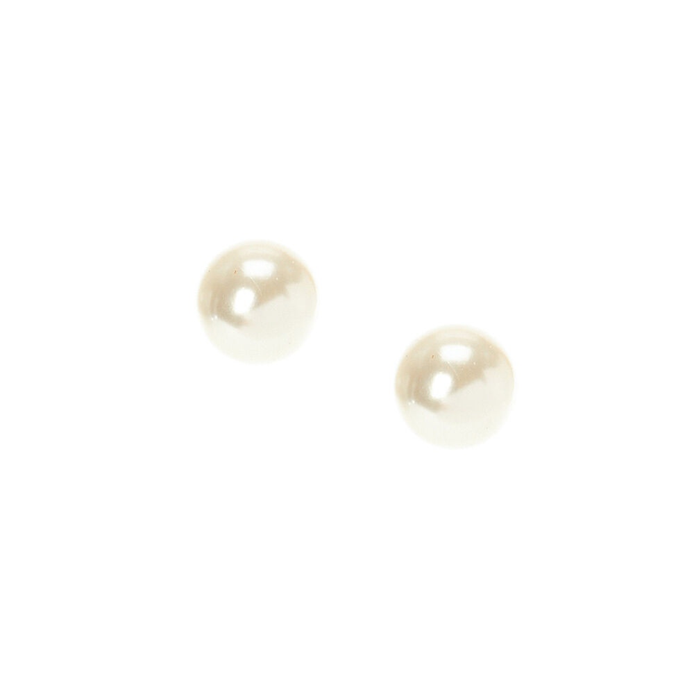 Claire's hot sale pearl earrings