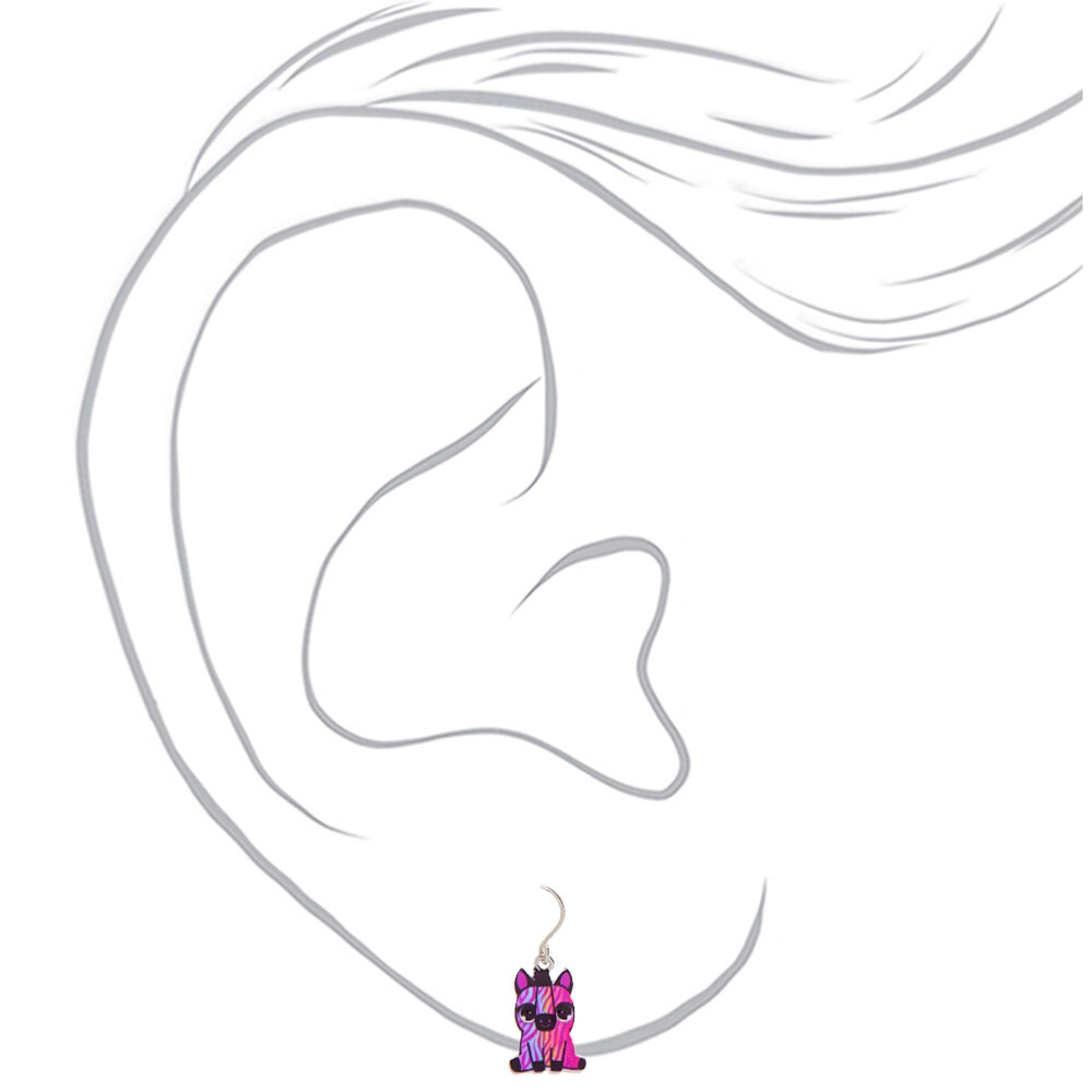 Zebra earrings outlet claire's