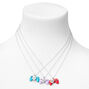 Best Friend Game Controller Pendant Necklaces - 3 Pack,