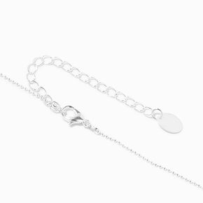 Silver-tone Delicate Daisy Pendant Necklace,