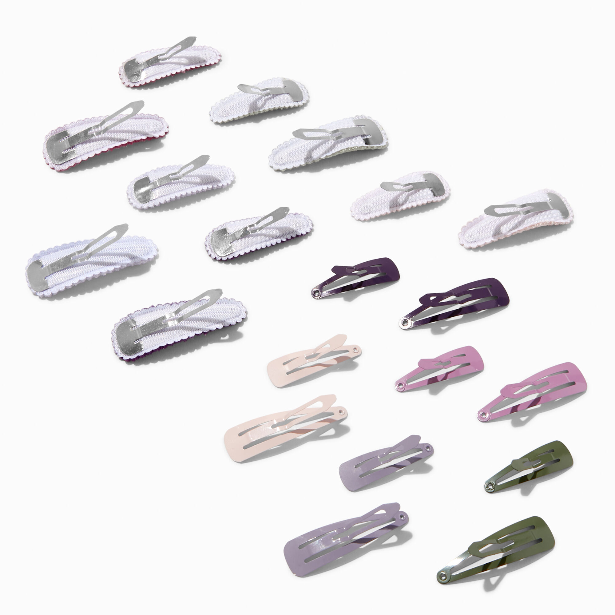 Silver Initial Midi Rings - J, 3 Pack,