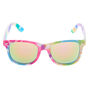 Pastel Rainbow Tie Dye Retro Sunglasses,