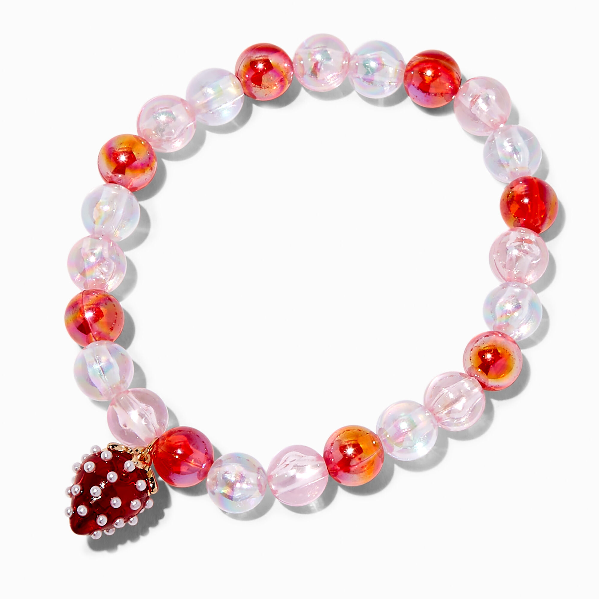 Red stretch bracelet top