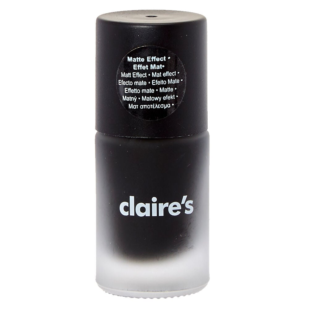 black nail polish