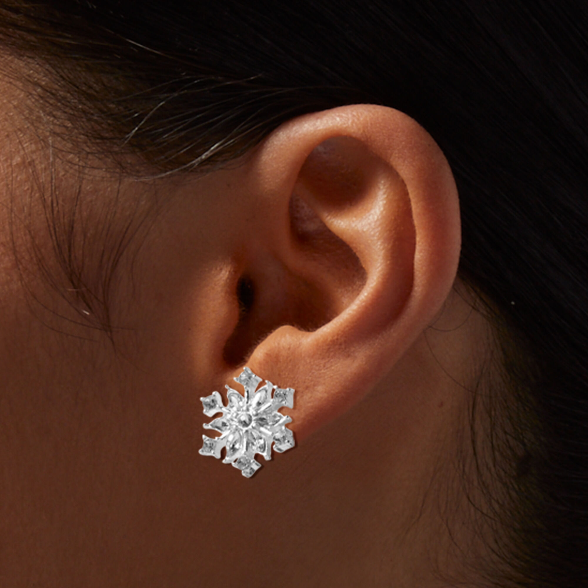 Claire's snowflake sales earrings