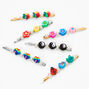 Mixed Metal Festival Hair Pins &#40;6 Pack&#41;,