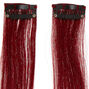 Extensions de cheveux synth&eacute;tiques effet d&eacute;grad&eacute; &ndash; Magenta, lot de 2,