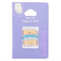 Gold Boho Elephant Toe Rings - Turquoise, 3 Pack,