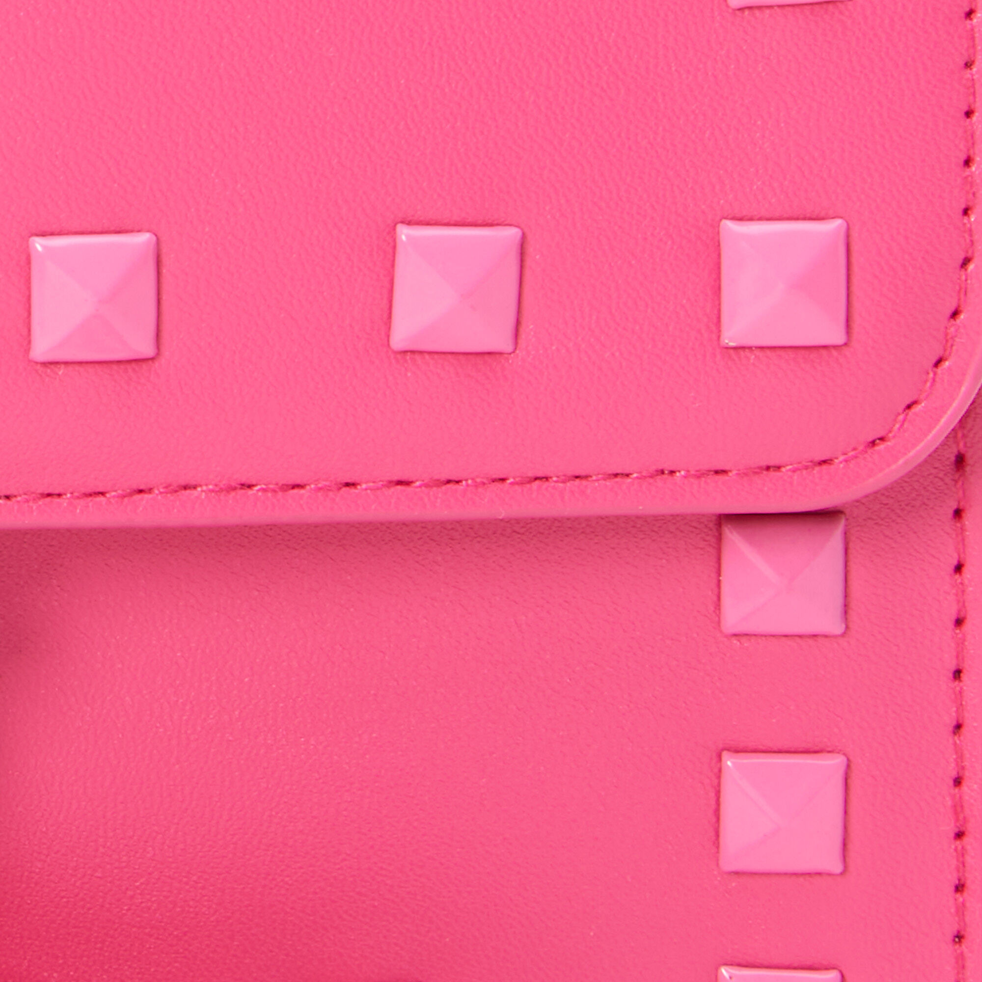 Pink Studded Small Crossbody Bag,