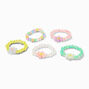 Claire&#39;s Club Daisy Beaded Stretch Rings - 5 Pack,