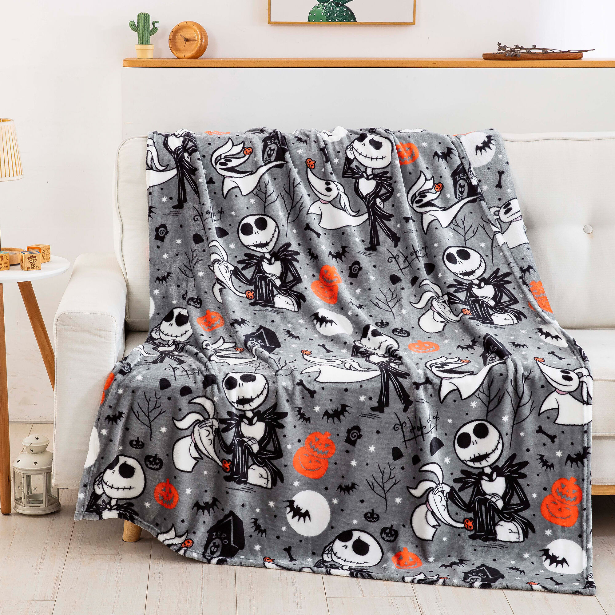 The Nightmare Before Christmas Best Friends Silk Touch Throw Blanket Claire s US