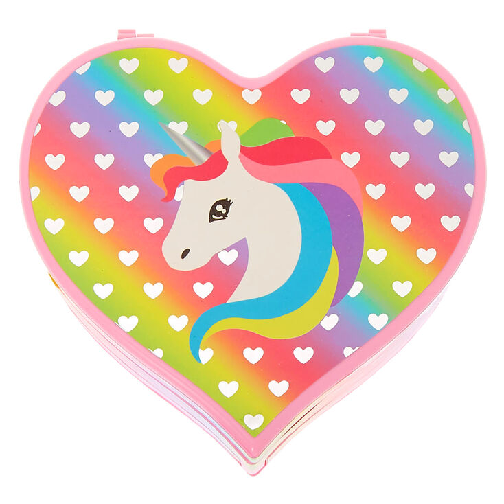 Claire&#39;s Club Rainbow Unicorn Jewellery Box,