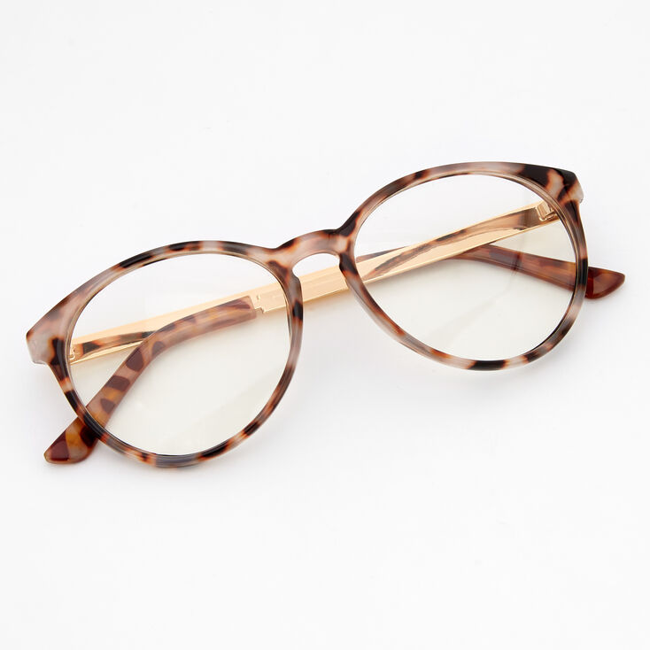 Tortoiseshell Cat Eye Clear Lens Frames,