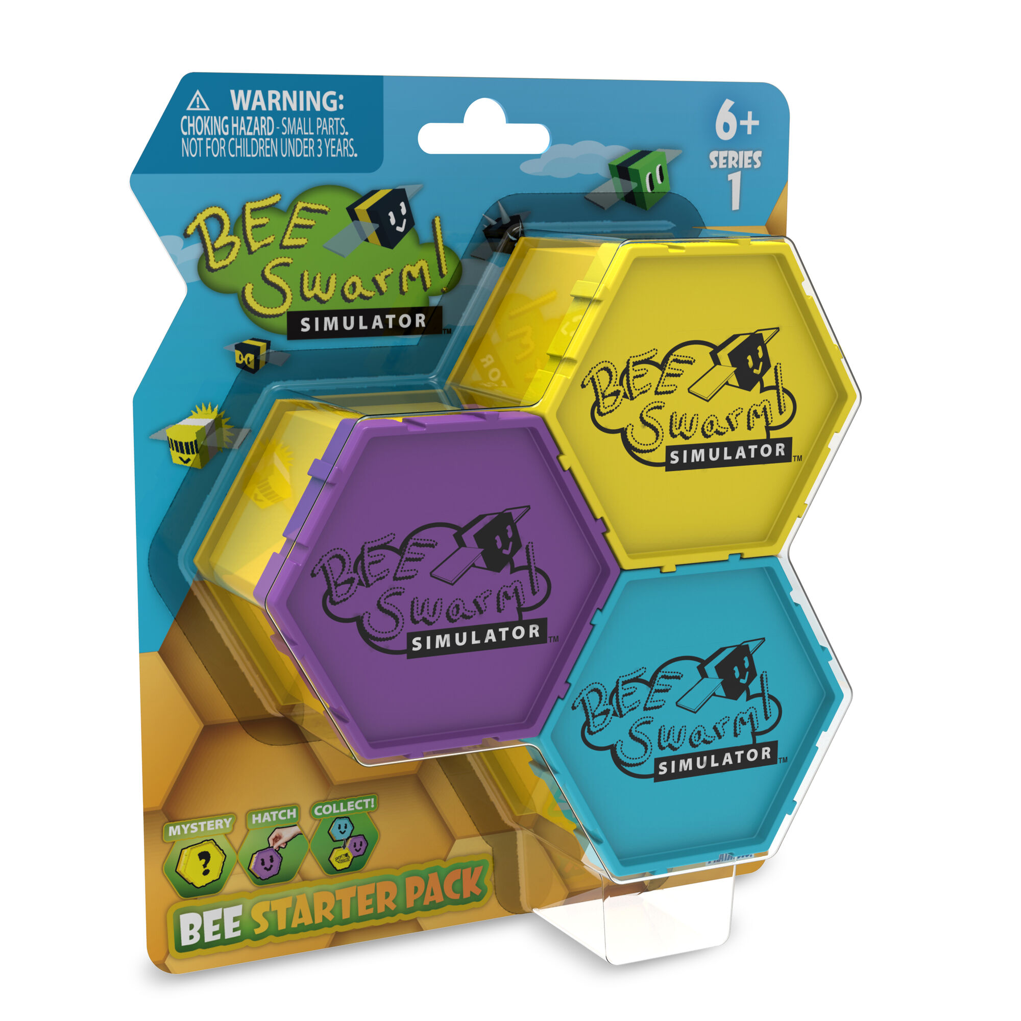 Roblox Bee Swarm Simulator Series 1 Bee Starter Pack Mystery 3-Pack  PhatMojo - ToyWiz