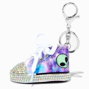 Alien Tie Dye Shoe Keychain,