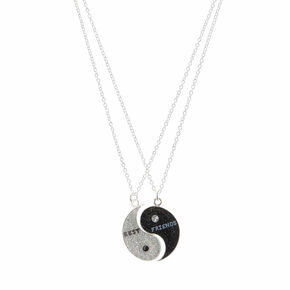 Best Friends Yin Yang Pendant Necklaces - 2 Pack,