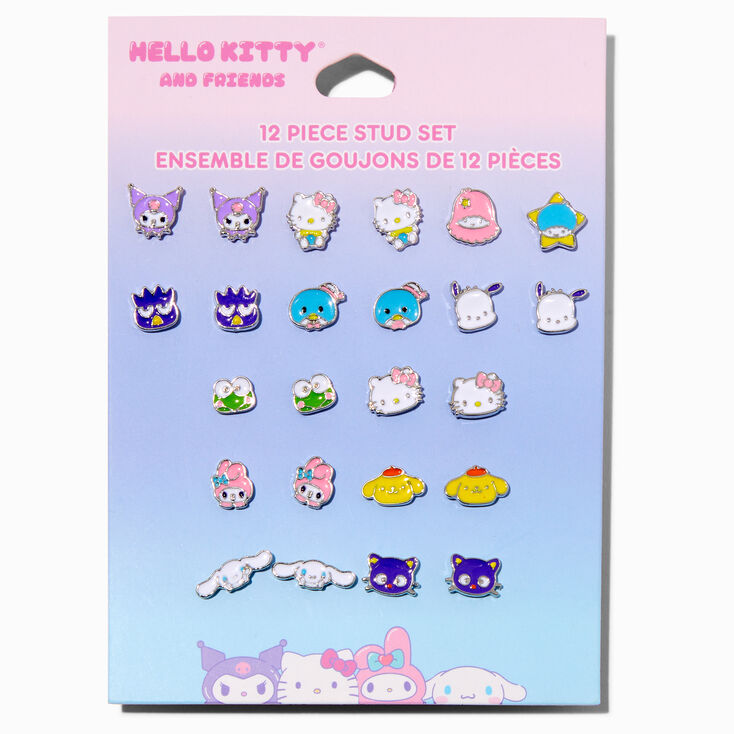 Hello Kitty&reg; And Friends Stud Earring Set - 12 Pack,