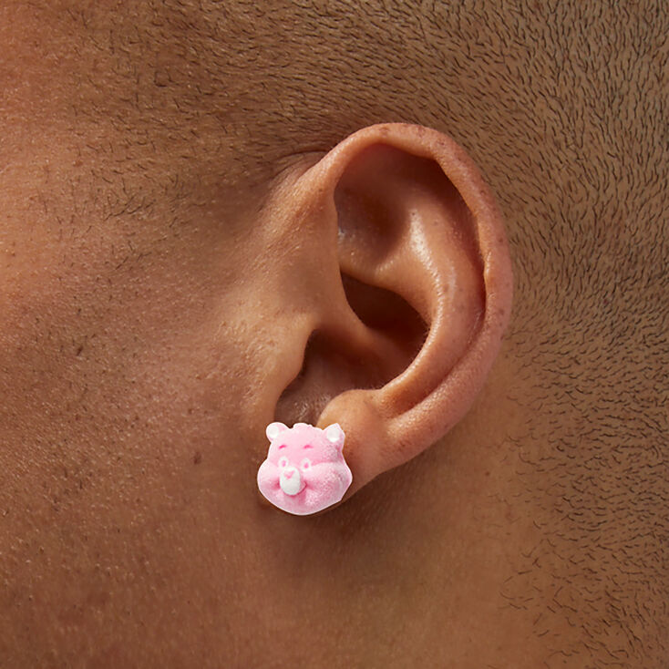 Clous d&#39;oreilles floqu&eacute;s en exclusivit&eacute; chez Claire&#39;s Bisounours&trade; - Lot de 6,