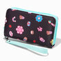 Trendy Icons Print Wristlet,
