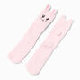 Easter Bunny Pink Fuzzy Socks,