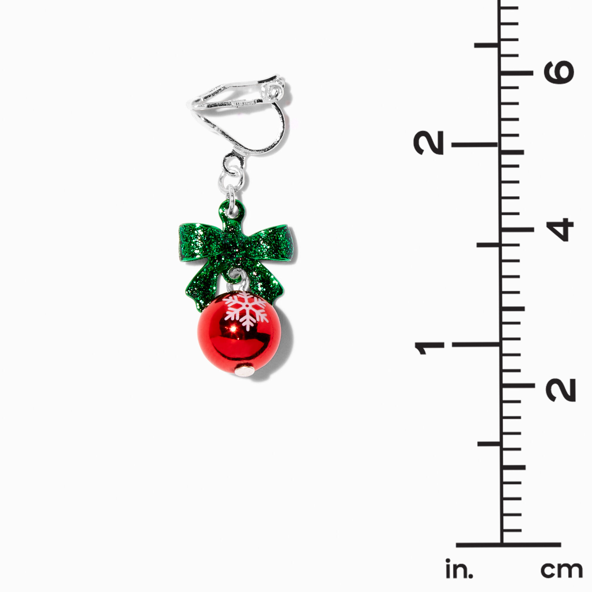 Claire's christmas top earrings
