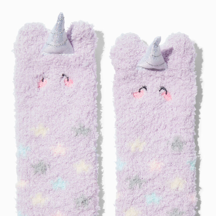 Claire&#39;s Club Unicorn Cozy Socks,