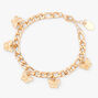 Gold Butterfly Charm Bracelet,