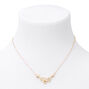 Gold Rhinestone Star Clusters Necklace &amp; Earring Set - 2 Pack,