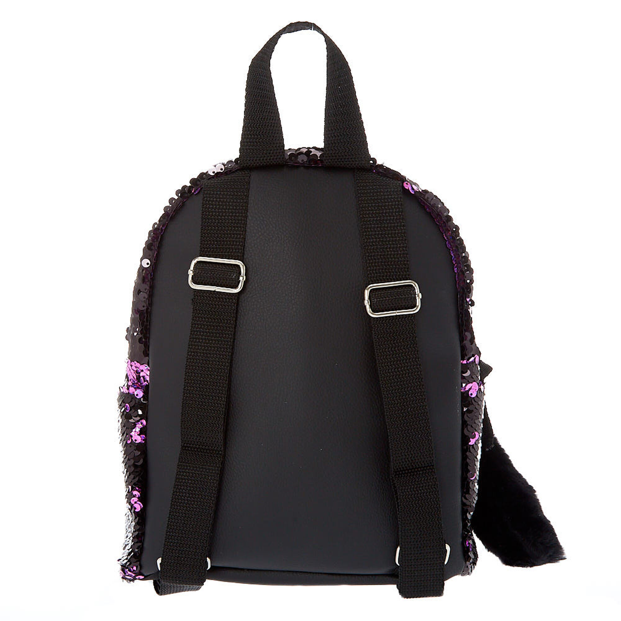 Reversible Sequin Cat Small Backpack Claire S Us
