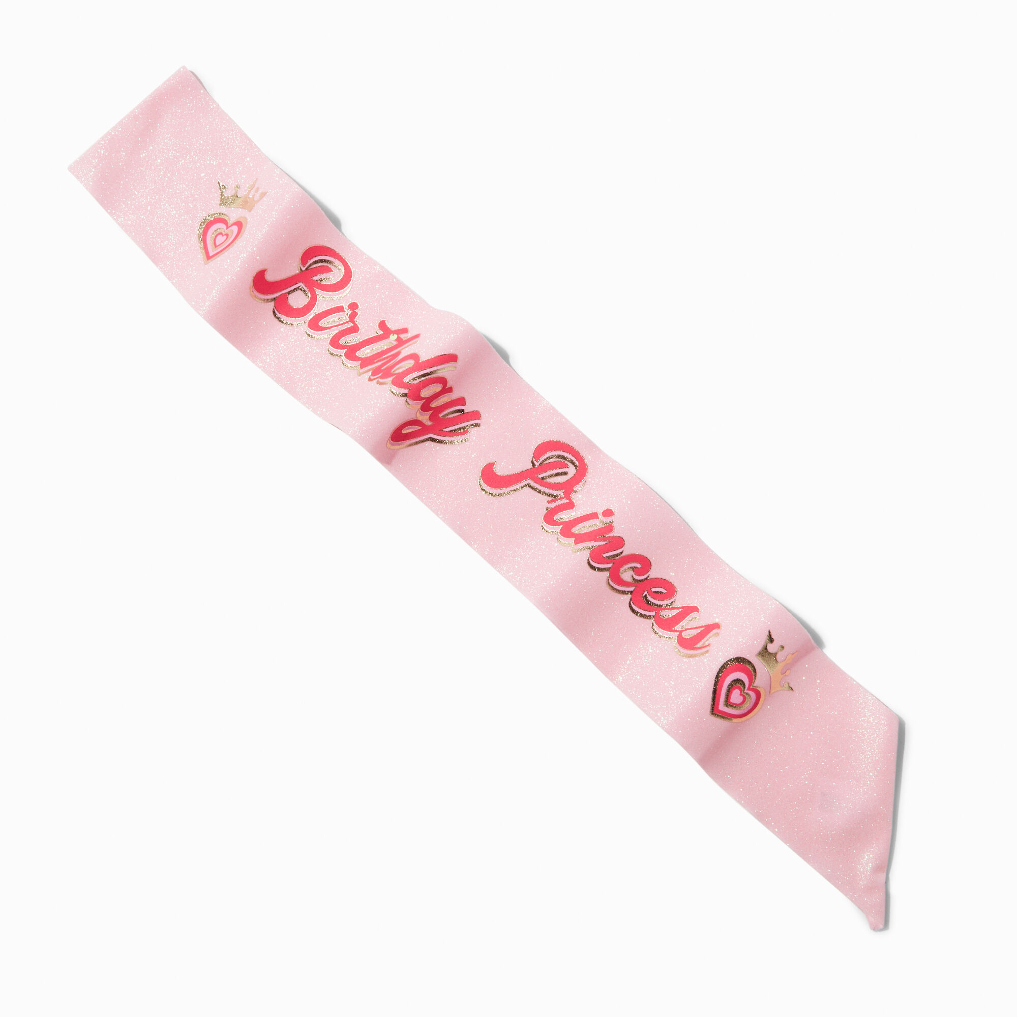 View Claires Birthday Princess Sash Pink information