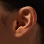 C LUXE by Claire&#39;s Gold Titanium 2MM Ball Flat Back Stud Earrings,