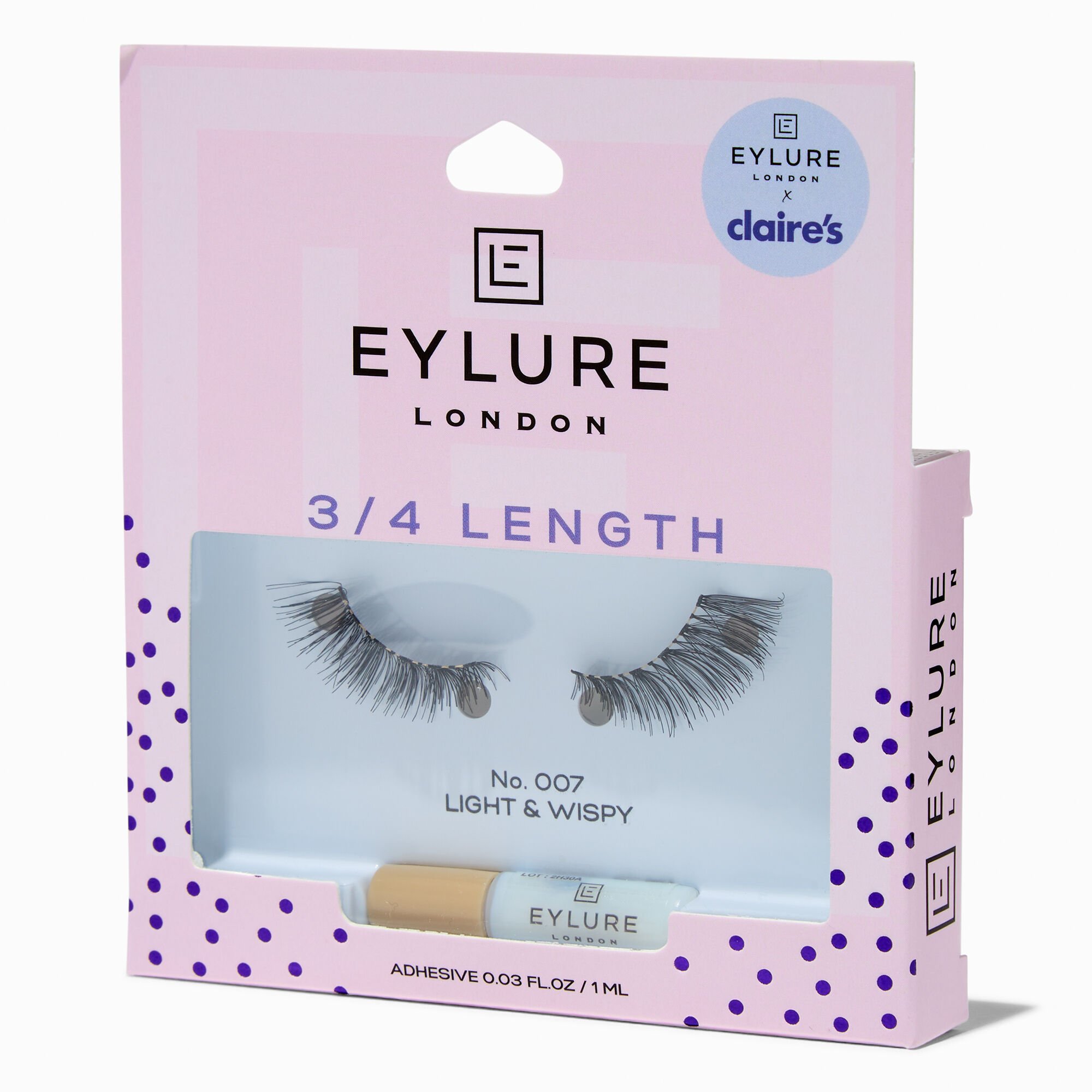 Eylure Claire's Exclusive 3/4 Length False Lashes - No. 007,