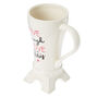 Love Paris Eiffel Tower Ceramic Mug - White,