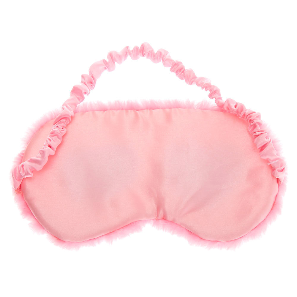 Hearts Sleeping Mask - Pink,