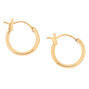 18ct Gold Plated 12MM Hoop Earrings,