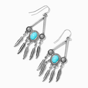 Cowgirl Triangle Dangle Drop Earrings,
