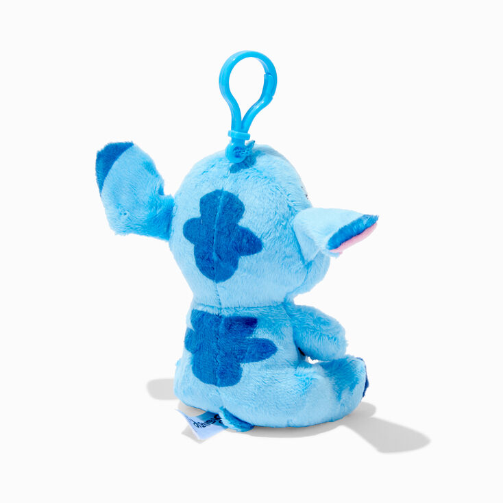 Disney Stitch Claire&#39;s Exclusive S&#39;mores Soft Toy Bag Clip,