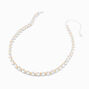 Silver-tone &amp; Gold-tone Beaded Necklace,