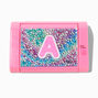 Pink Initial Bling Mechanical Lip Gloss Set - A,