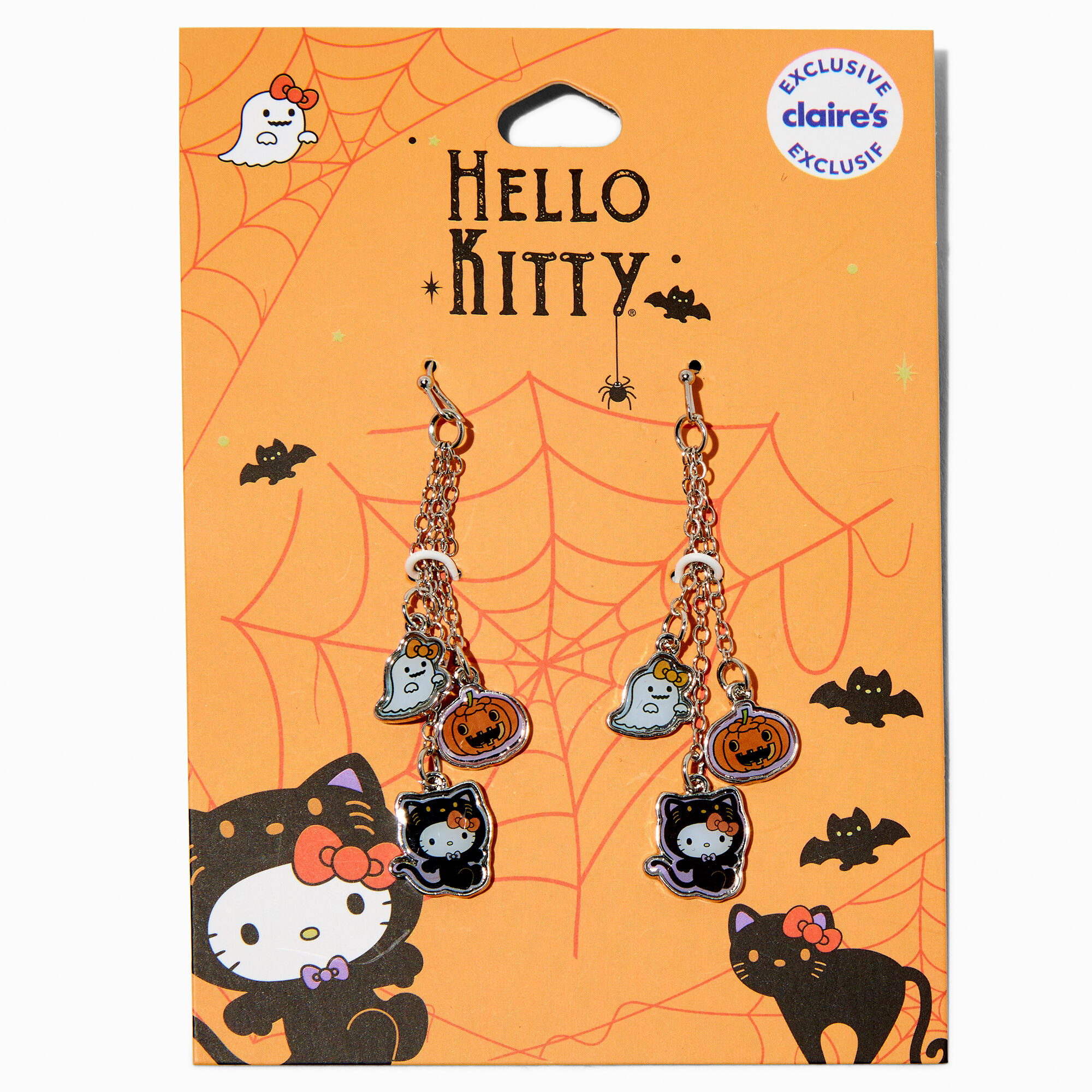 Halloween earrings claire's sales