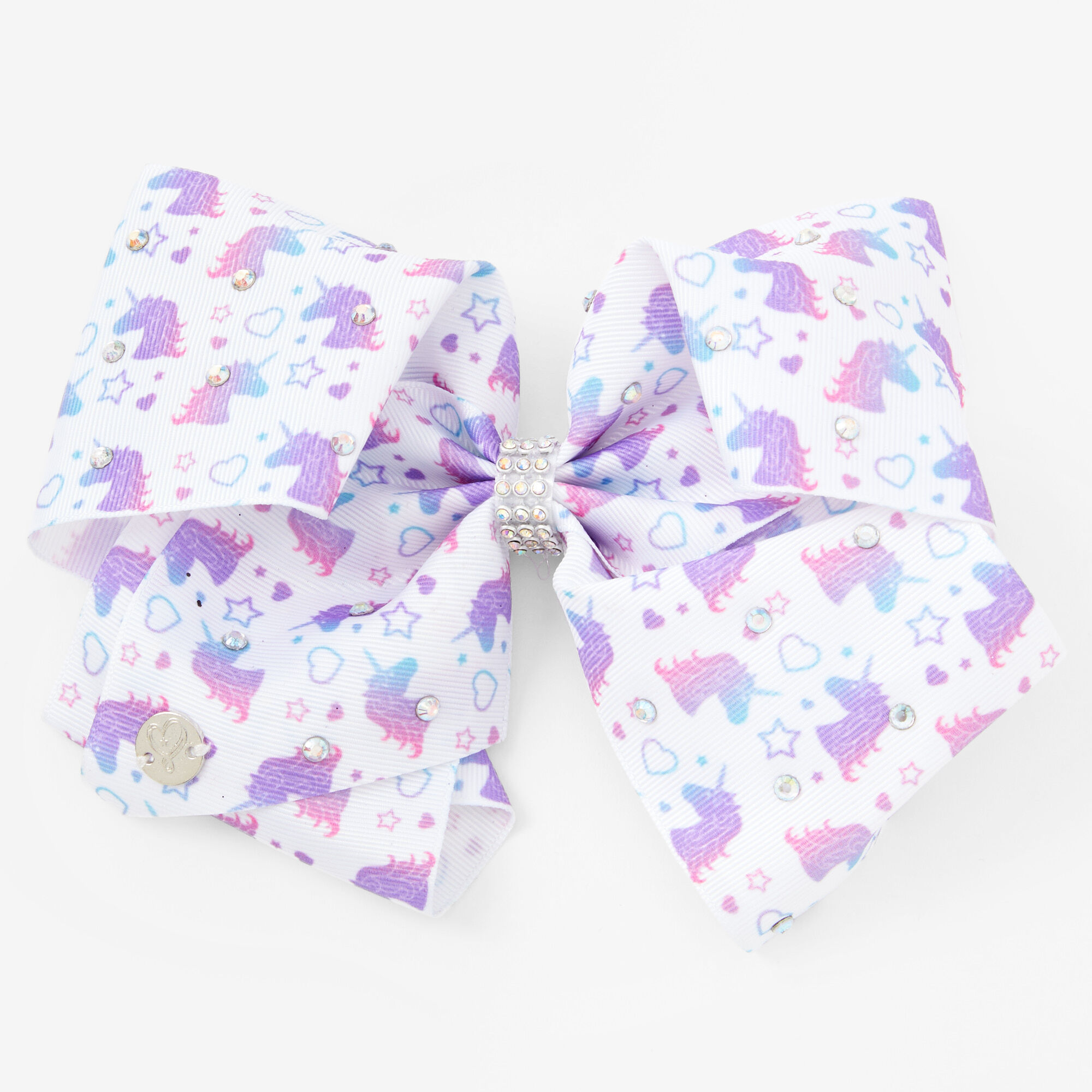 JoJo Siwa™ Unicorn Printed Hair Bow - White,