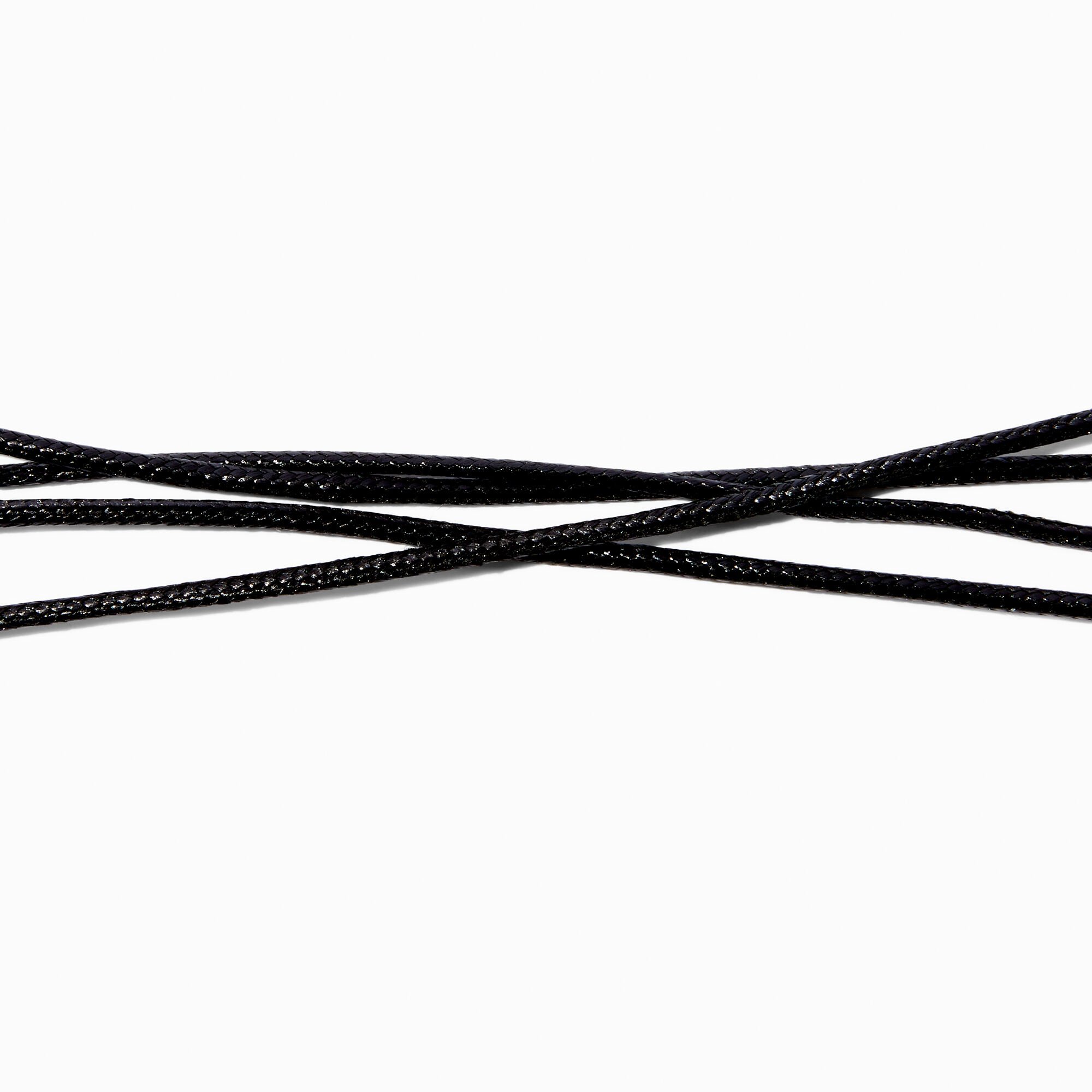 Black Rosette Choker Necklace,