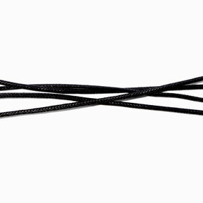 Black Rosette Choker Necklace,