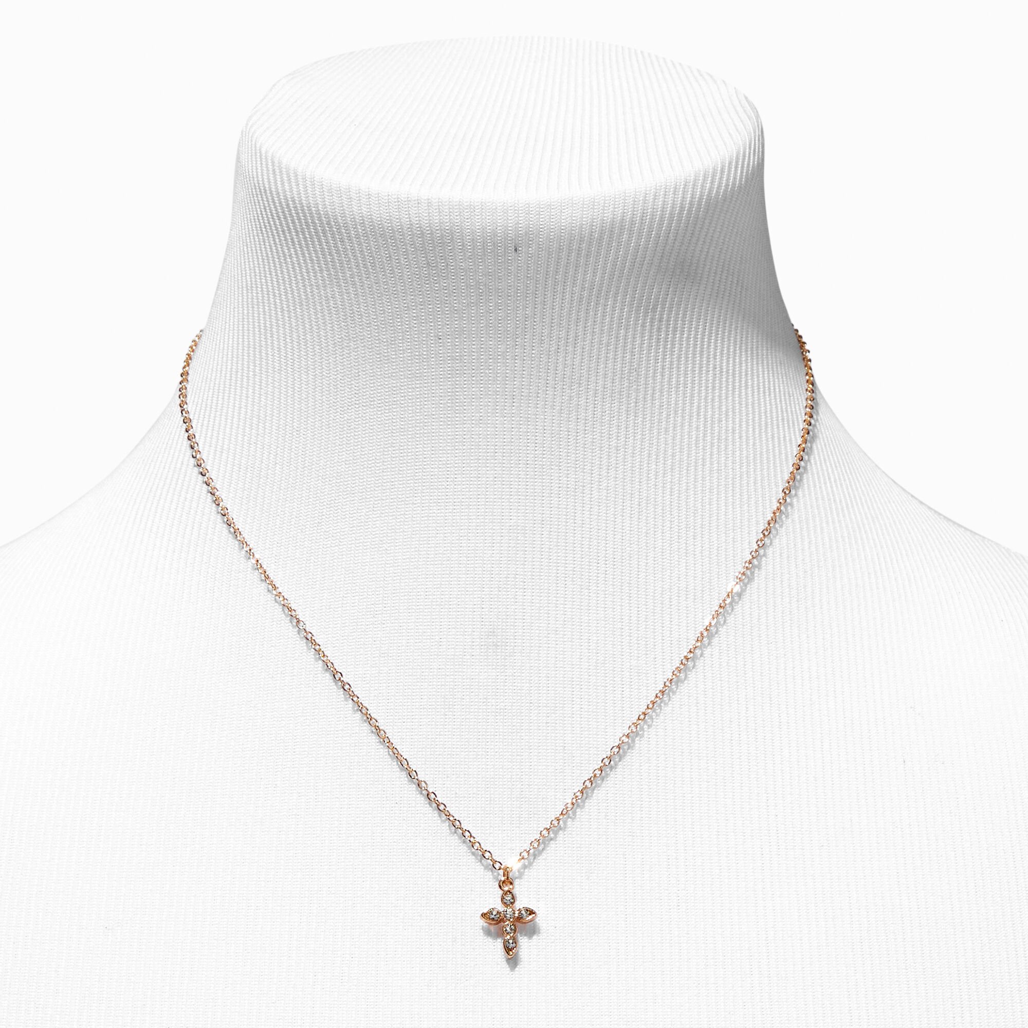 Claire's cross necklace online