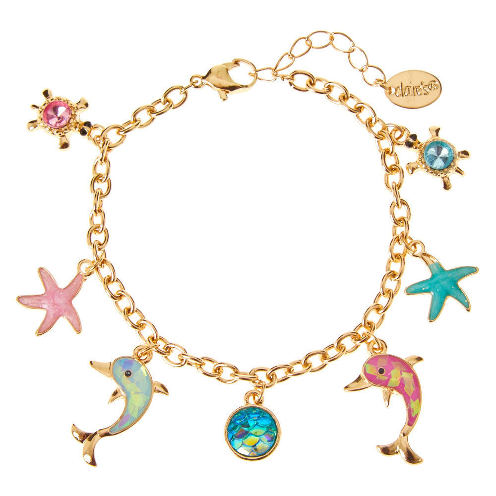Beach themed charm bracelets top