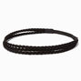 Triple Braided Headwrap - Black,