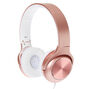 Metallic Headphones - Rose Gold,