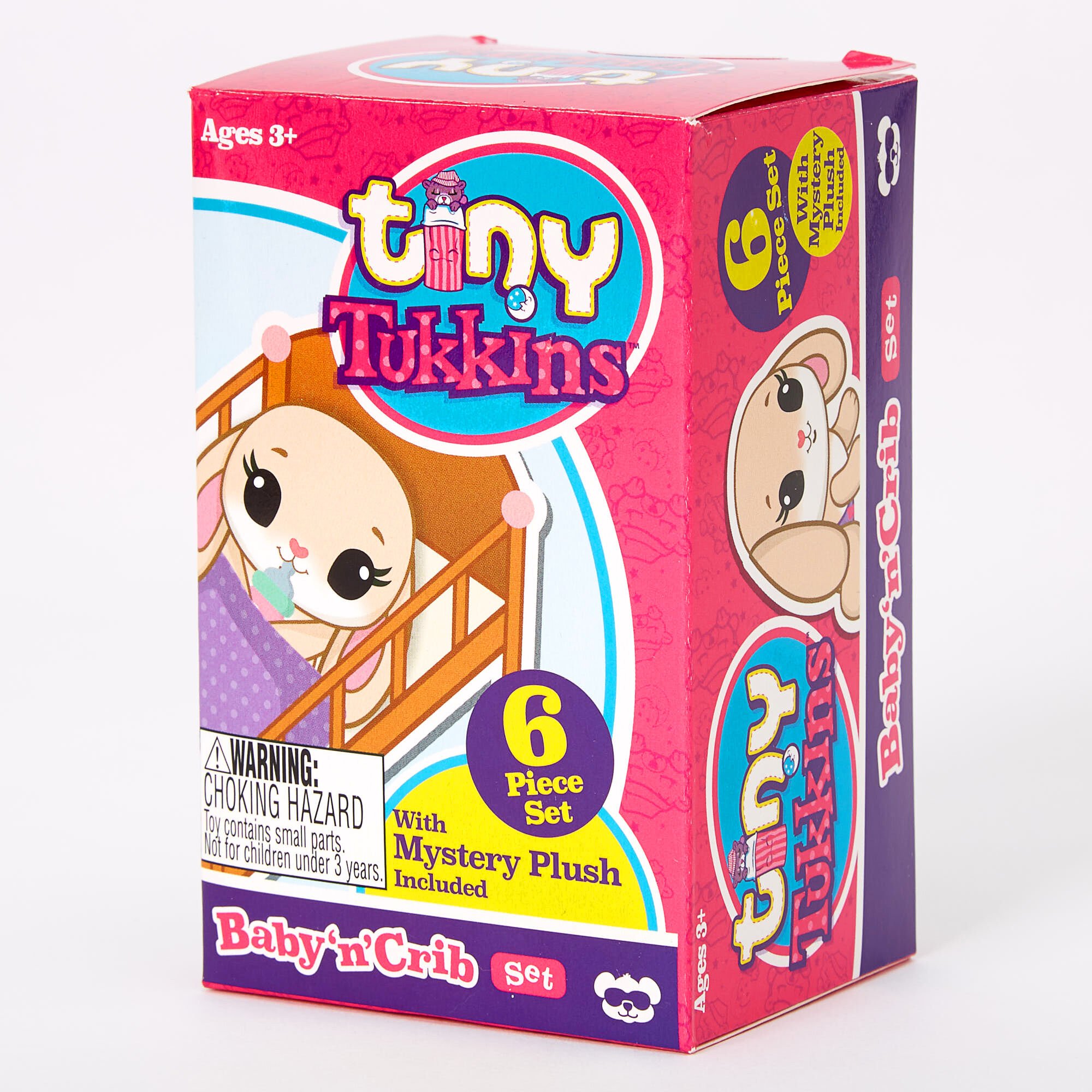 Tiny Tukkin Baby 'n' Crib Mystery Soft Toy Set - Styles Vary,