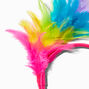 Rainbow Feather Headband,